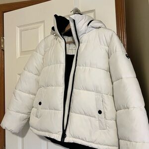 Michael Kors Kids Ivory Puffer Jacket
